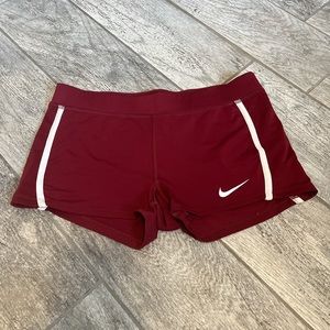 Nike Running Shorts in Maroon